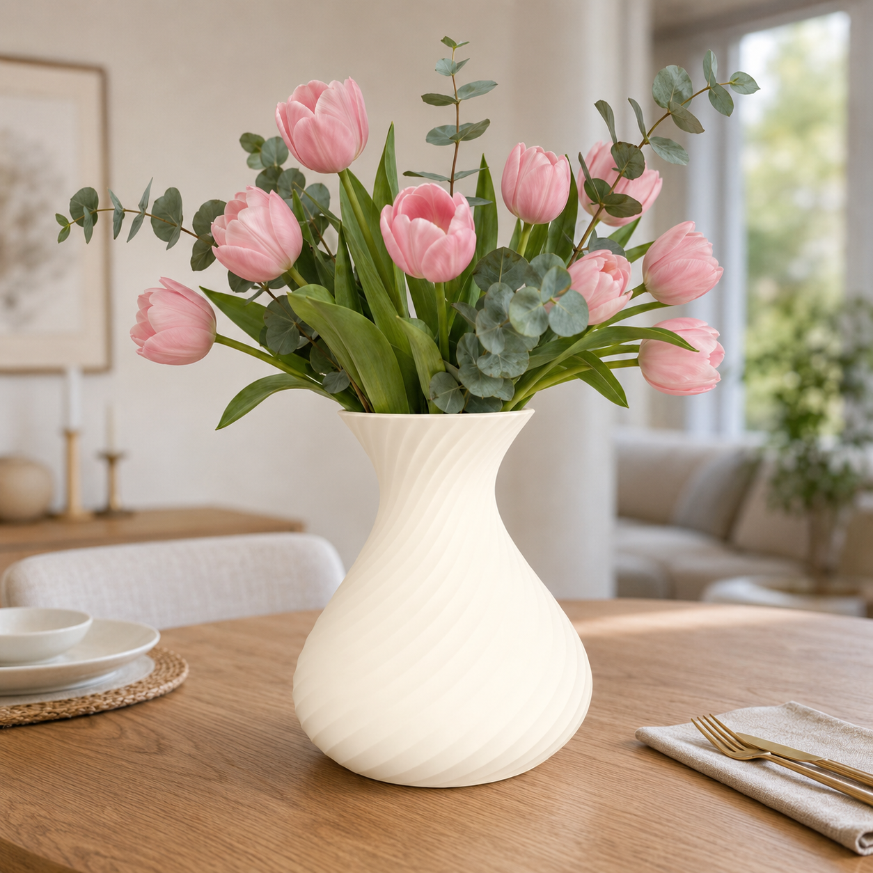 DesignStudio3D sculpturale lamp met zachte gloed